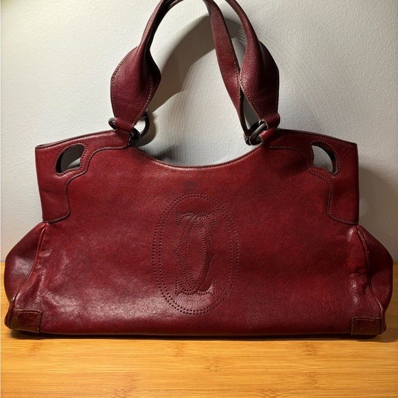 Vintage Cartier leather bag - Picture 4 of 12